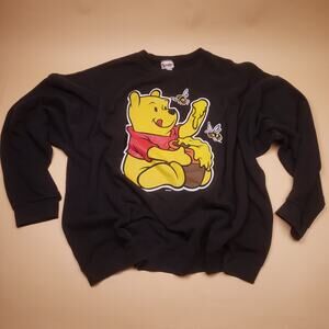 Vintage Winnie the Pooh Walt Disney World Big Pooh Sweater Crewneck Mens 3XL